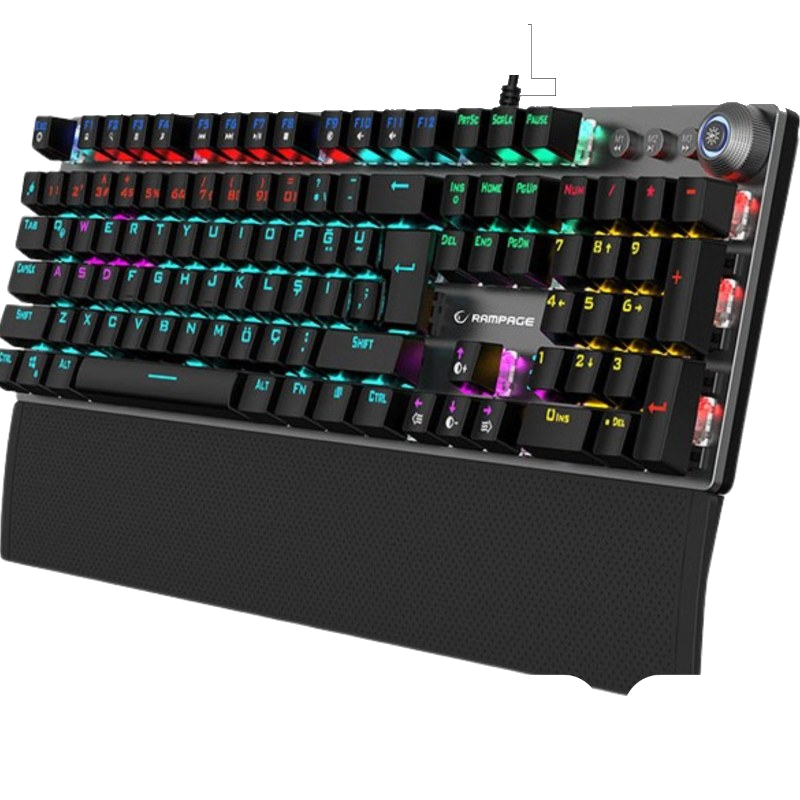 Rampage Blade Plus KB-R28 Red Switch Kablolu Mekanik Oyuncu Klavyesi